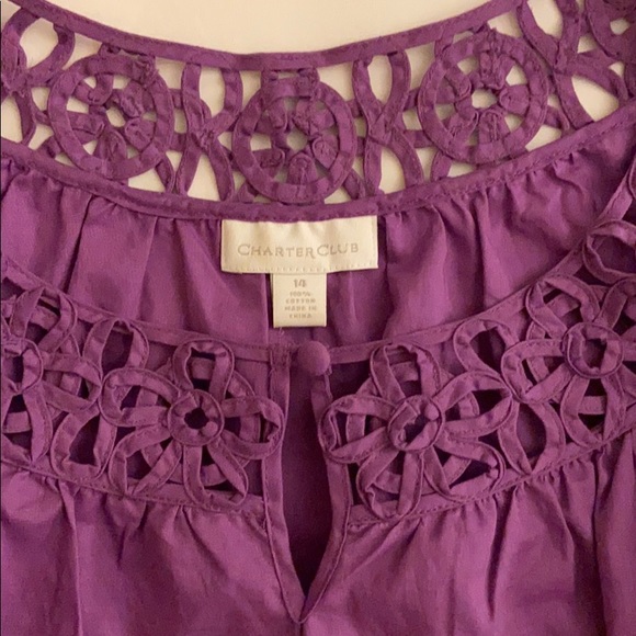 ✨Reduced Further NWOT CHARTER CLUB blouse or top - Plus Sized - Picture 2 of 4